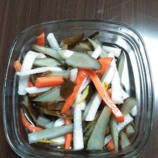 根野菜のきび酢漬け